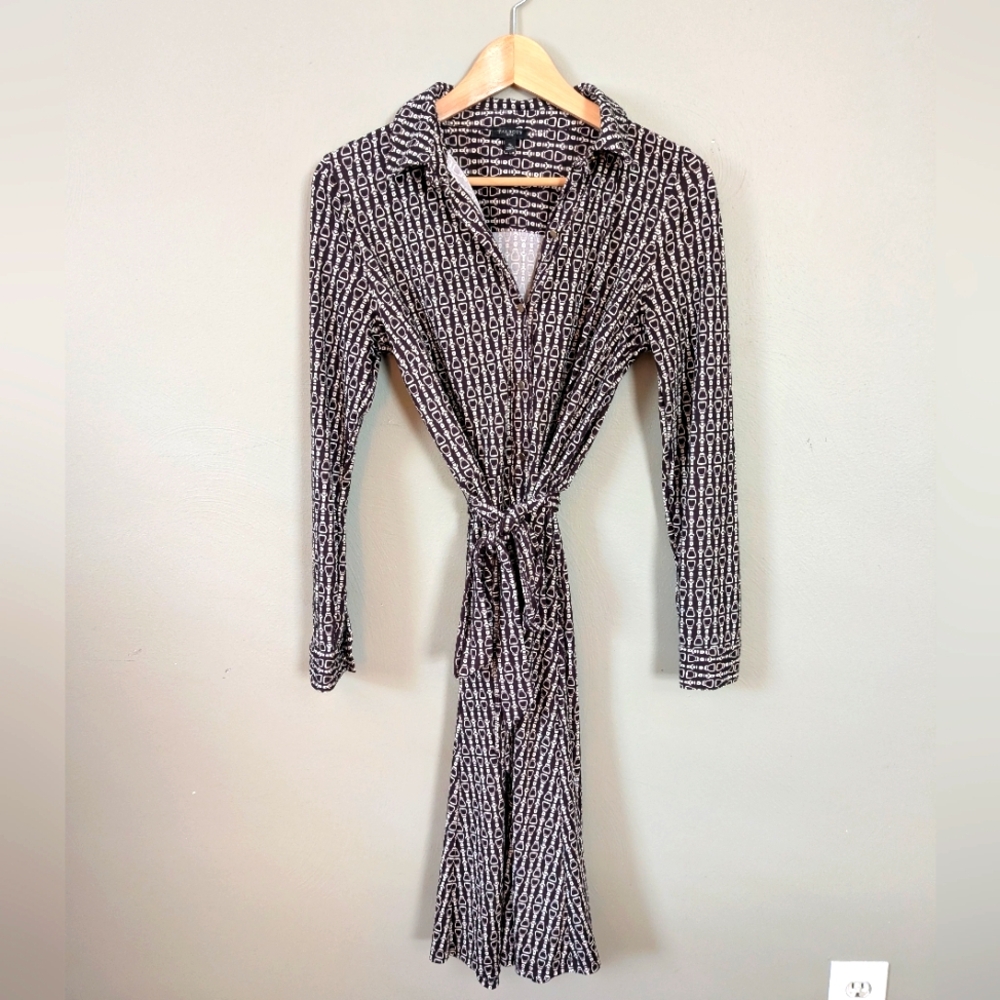 Talbots Long Sleeve Flowing Dress
